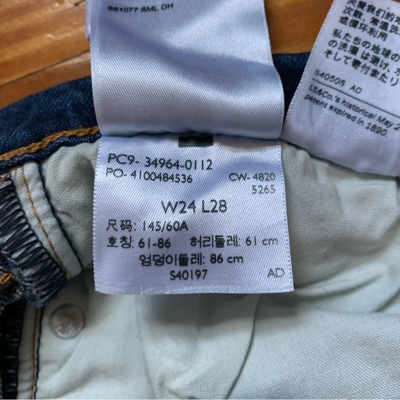 Levi’s Wedgie Straight dark wash jeans - Picture 6 of 11